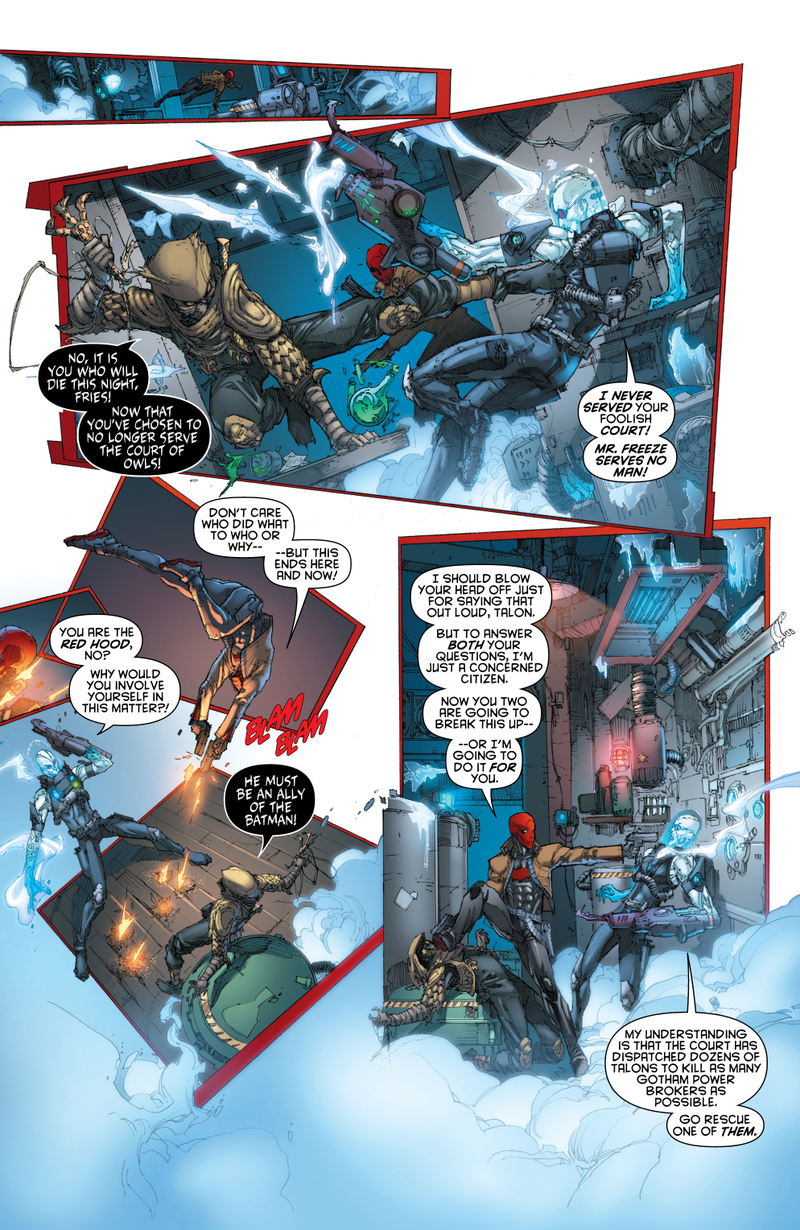 Illustration for article titled It's Jason Todd versus Mr. Freeze, in this preview of Red Hood and the Outlaws